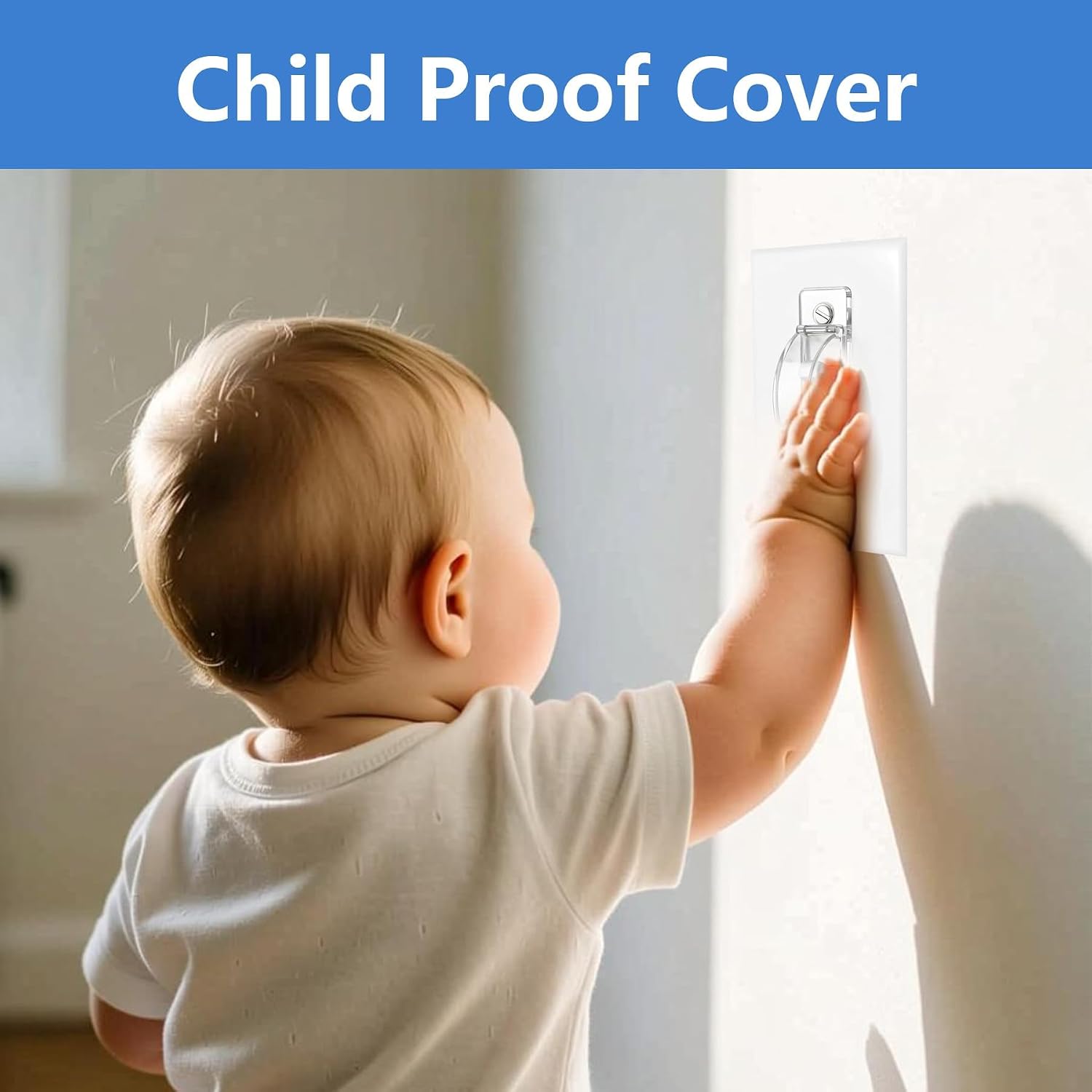 Light Switch Cover Guard, 2 Pack, Clear, for Home & Nursery