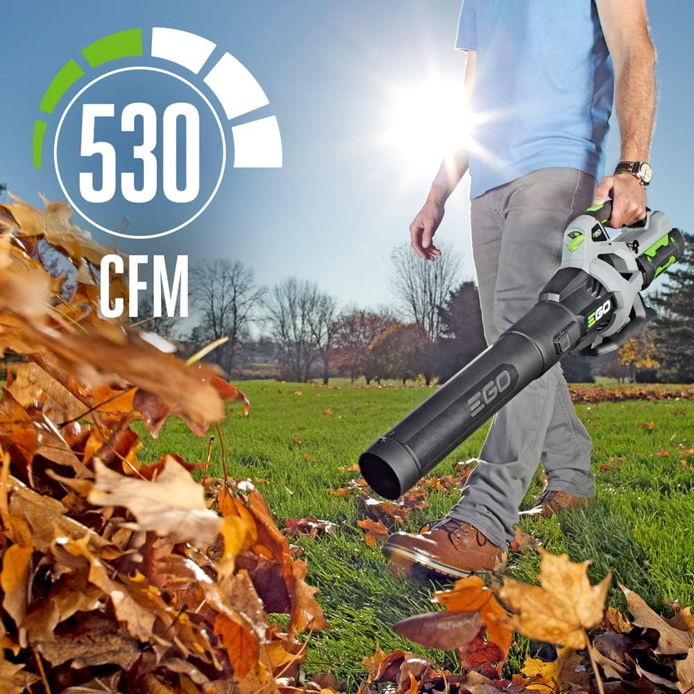 EGO POWER+ Cordless Electric Leaf Blower, 530 CFM, With Battery - LB5302