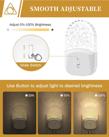DORESshop LED Night Light,Baby Night Lights [2 Pack],Plug in Night Light