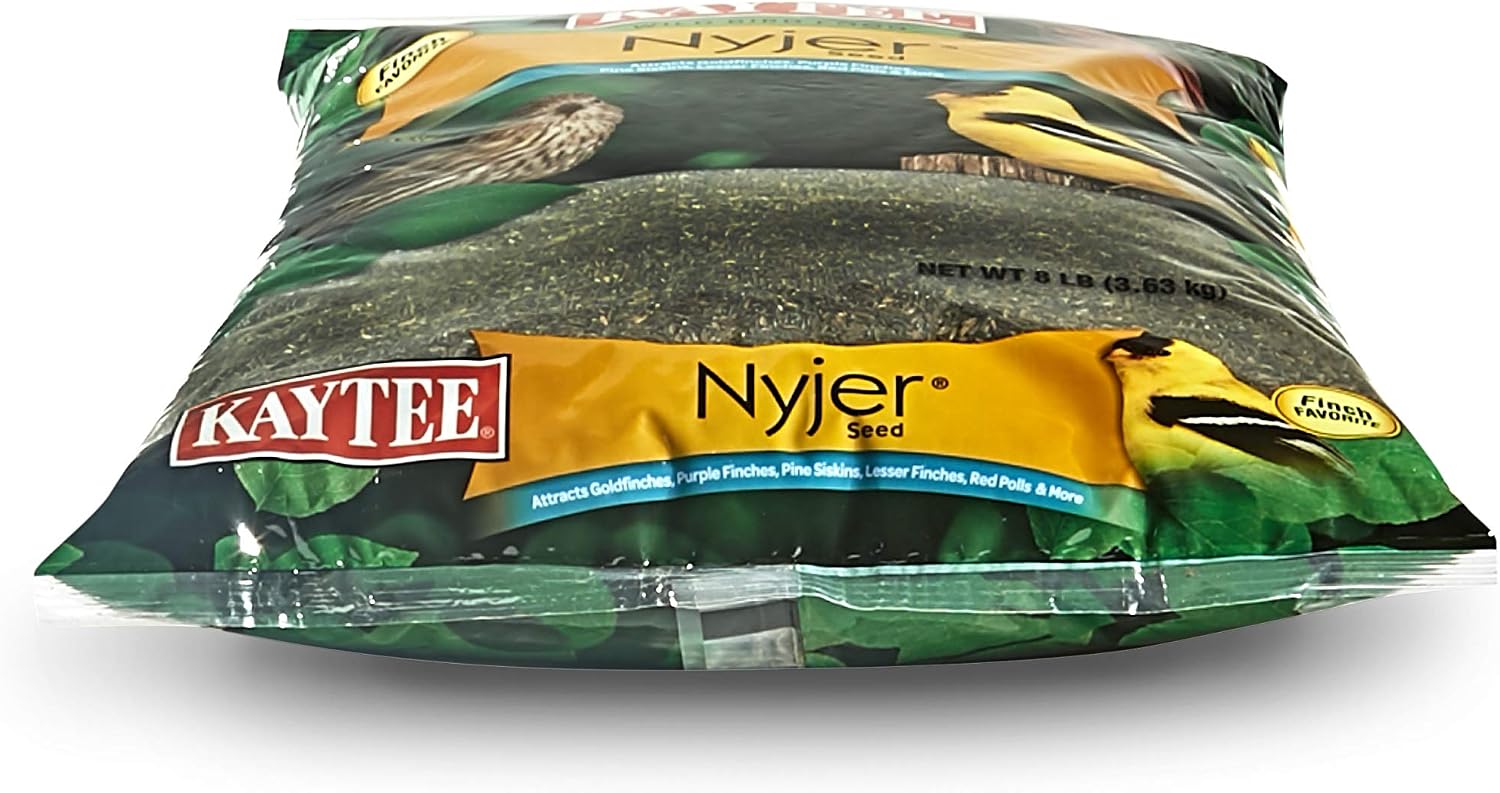 Kaytee Nyjer Seed for Finches & Other Wild Birds, 8 Pounds