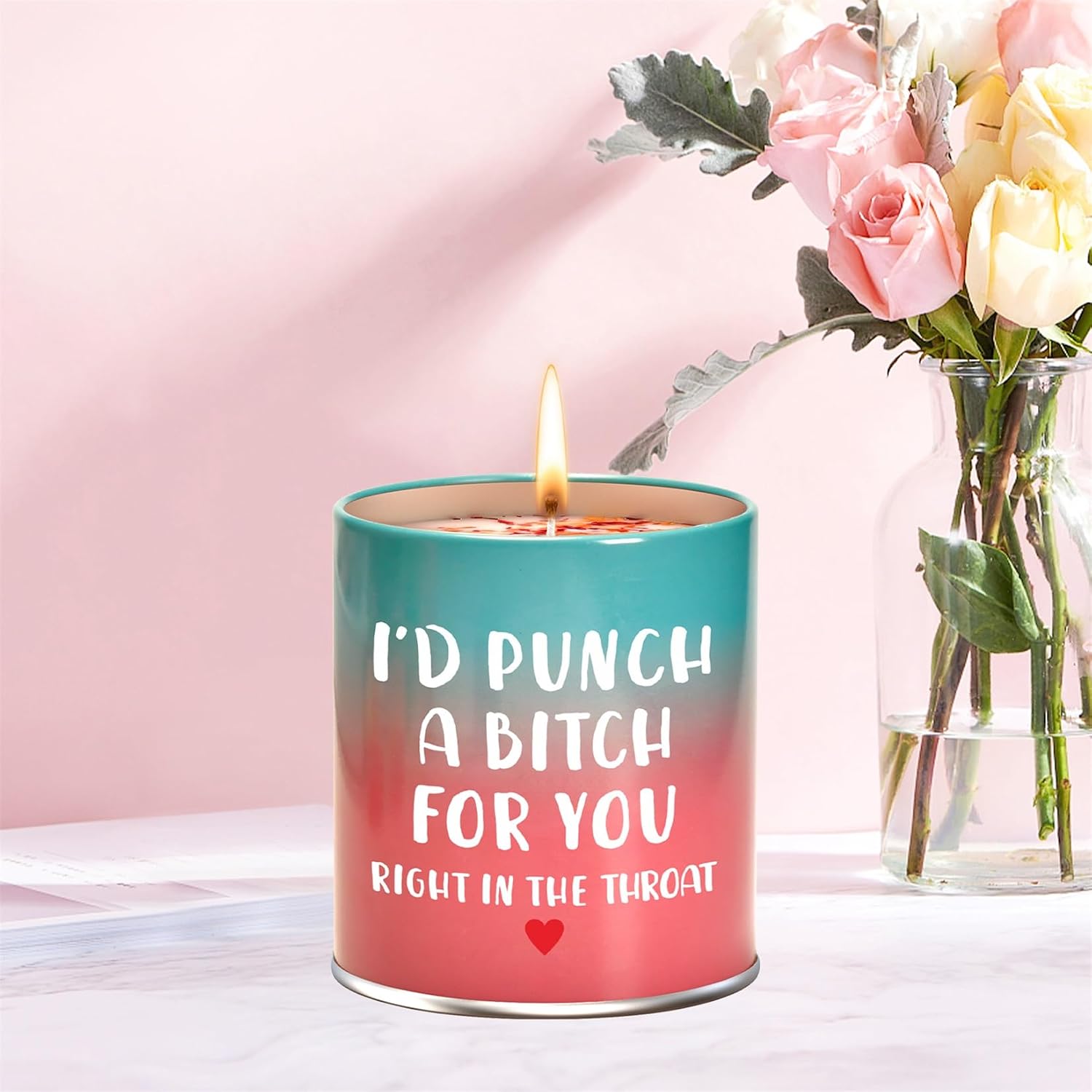 Christmas Birthday Sister Gifts for Women Her Funny Scented Candle