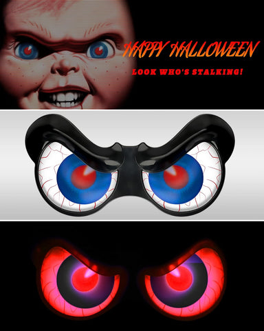 Halloween Decorations, 5 Pack Glowing & Flashing LED Eye Lights for Indoor/Outdoor Use, Bush, Yard, Window, Party