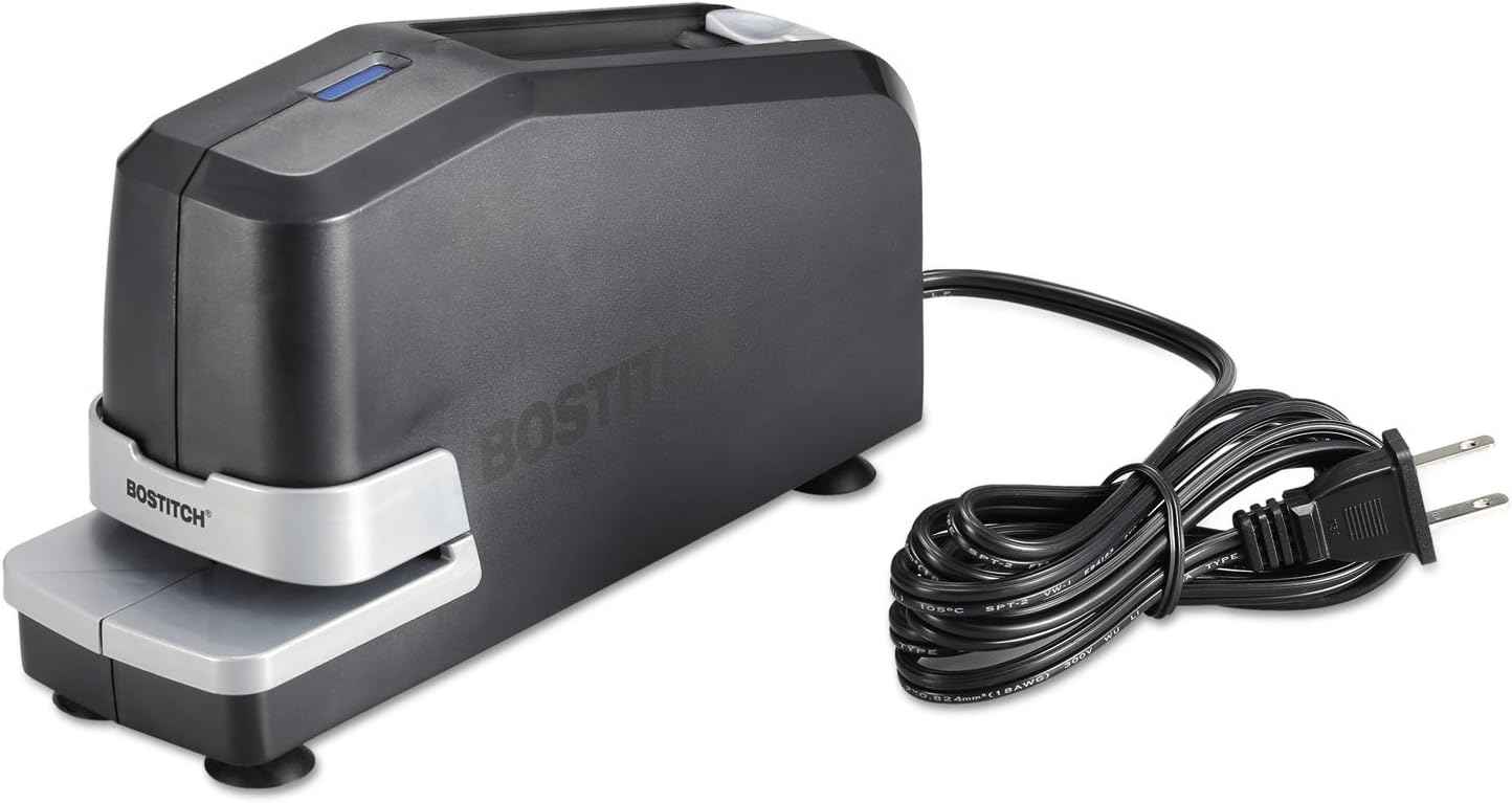 Bostitch Impulse Drive, 30 Sheet Electric Stapler, No Jam Technology, Easy Reload, Black