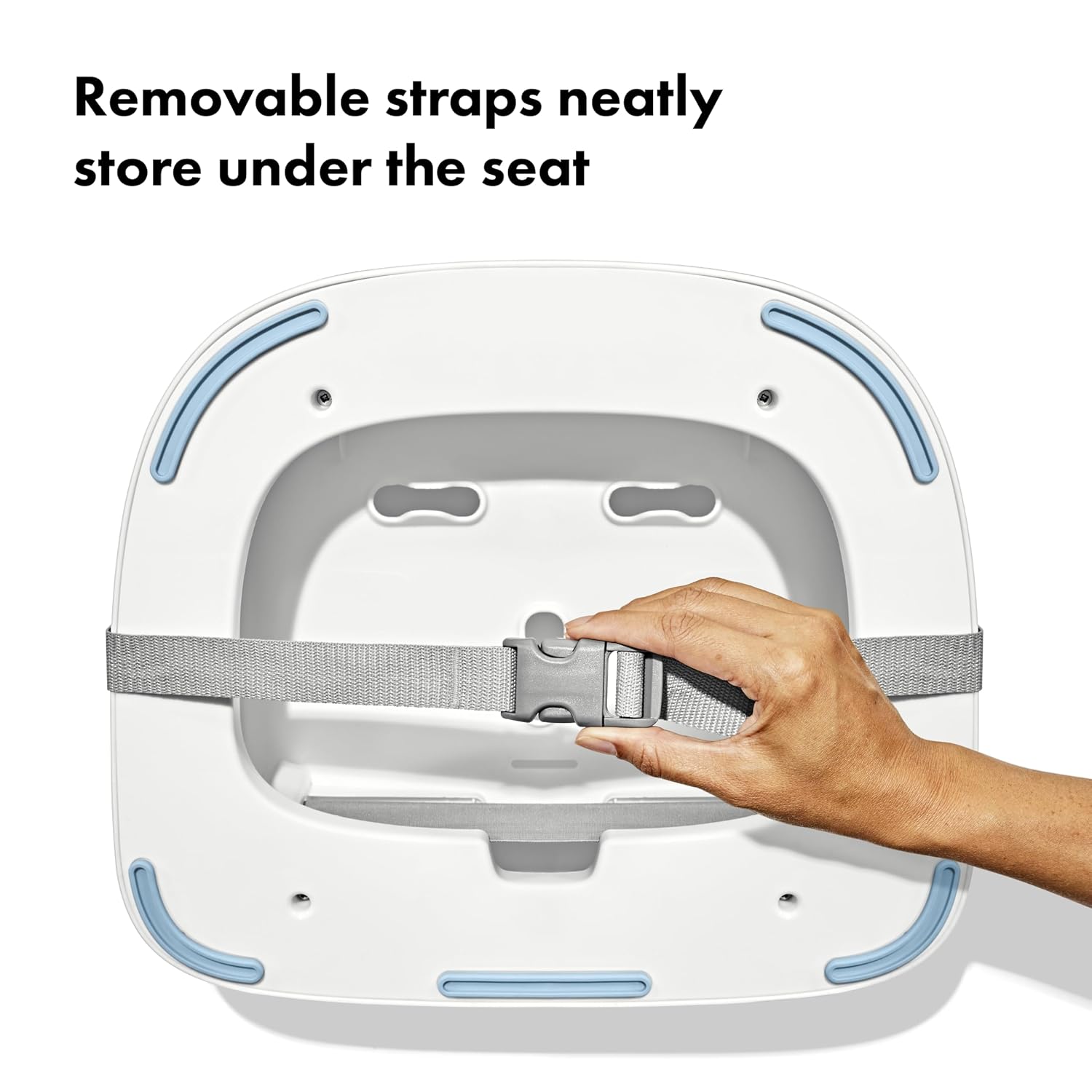 OXO Tot Nest Toddler Booster Seat for Kitchen with Removable Cushion, Dusk