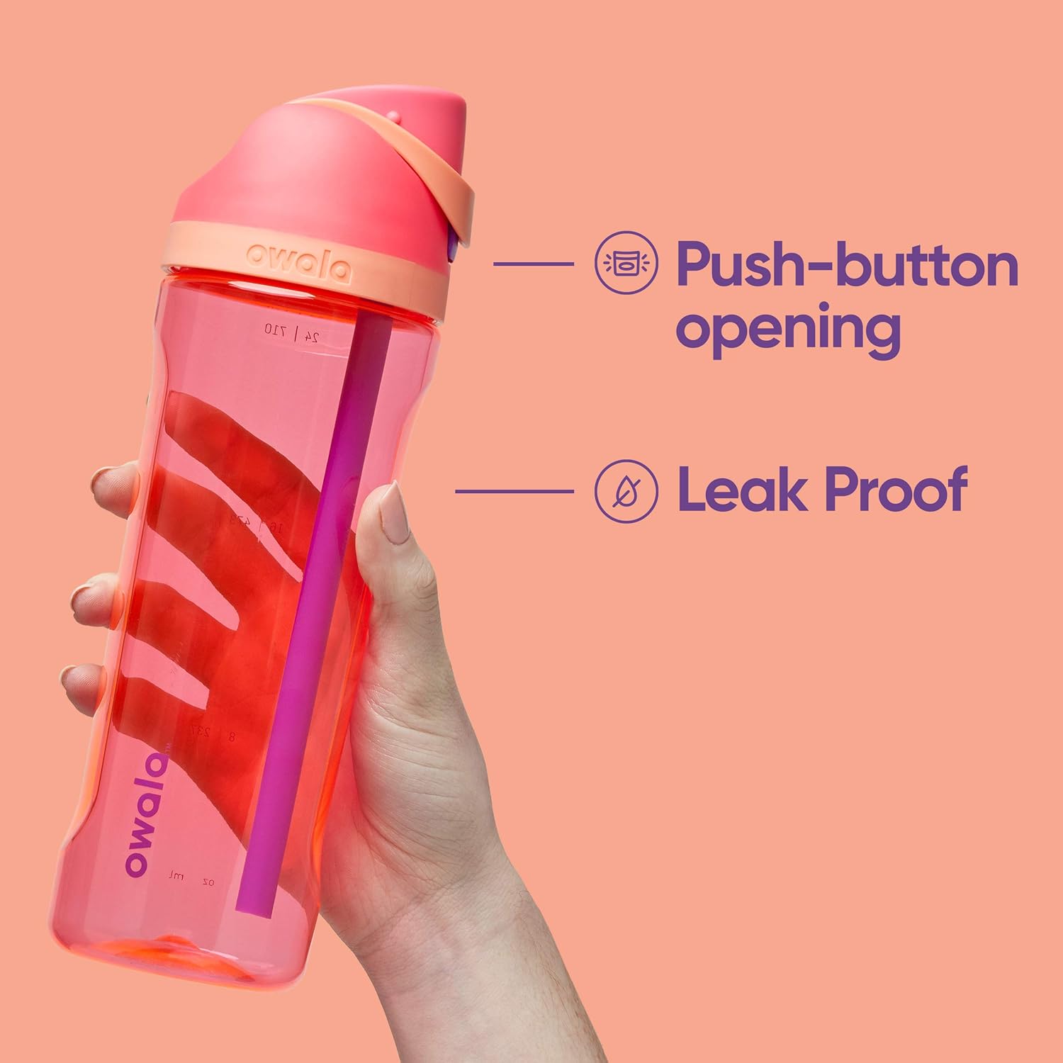 Owala FreeSip Tritan Water Bottle 25 oz Shy Marshmallow