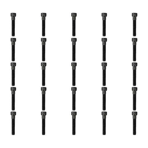 Atomik 3/8 x 2 inch Long Alloy Steel Bolts 50 Pack Durable Hardware for Rock Climbing Holds 3/8-16 Socket Head Allen Bolt Designed for Indoor Use Wall Supplies