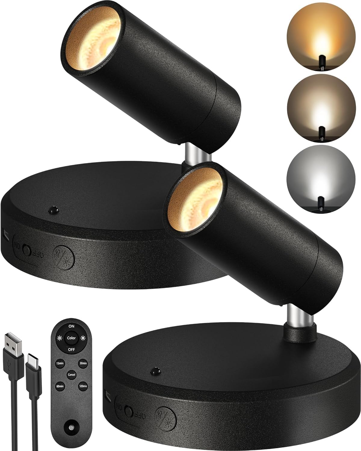 EZVALO Indoor Spotlights, Picture Lights for Wall, Uplights