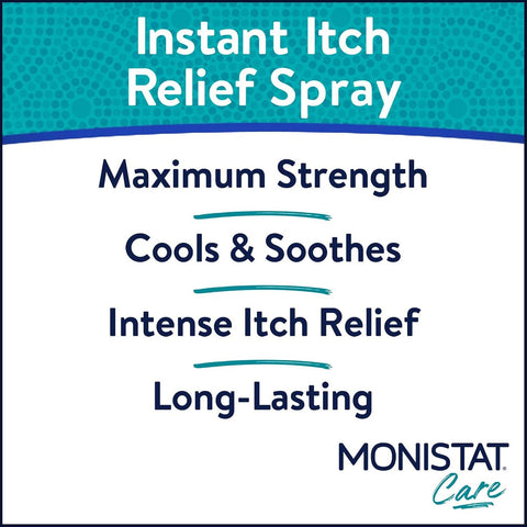 Monistat Instant Itch Relief for Women, Feminine Spray, 2 Oz