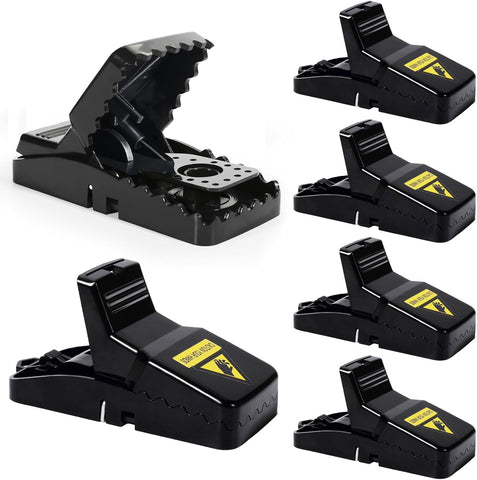 6 Pack Mouse Traps Indoor for Home,Mice Traps for House,Reusable Mouse Trap That Work,Small Mice Catchers for Home Indoor, Quick Set Mousetraps Effective