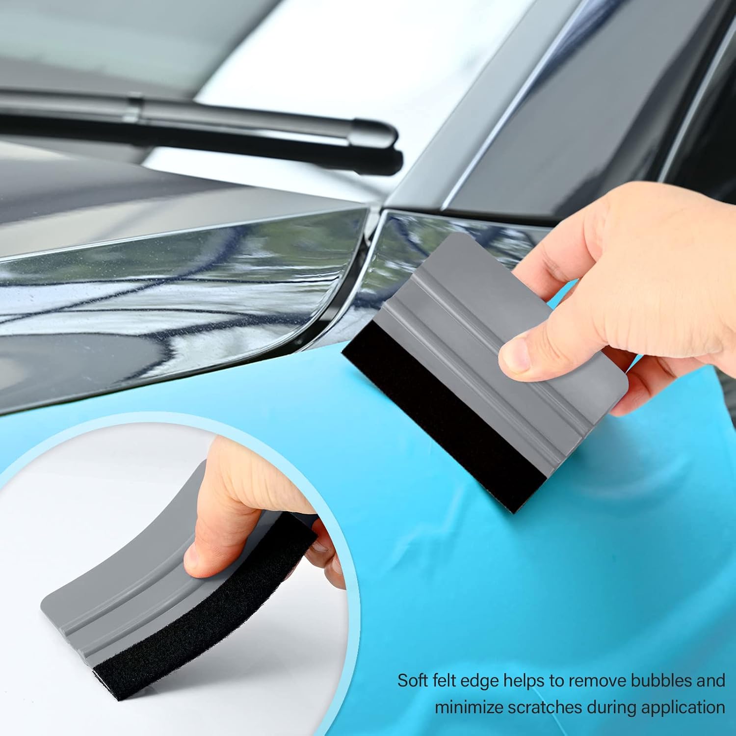 Gomake Vinyl Wrap Tool Kit Car Window Tint Installation Tools Wrapping Kit