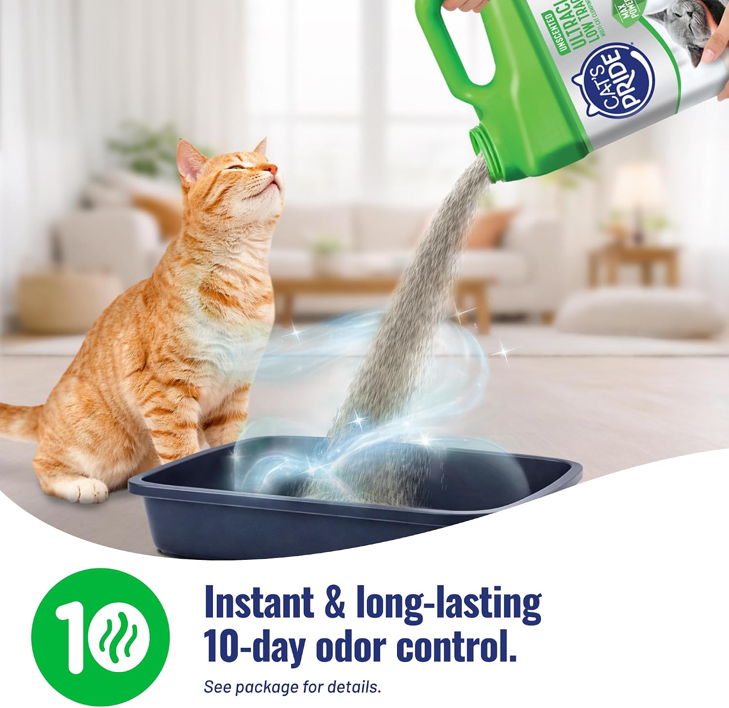 Cat's Pride UltraClean Low Tracking Powerful Clumping Litter Unscented 15lb