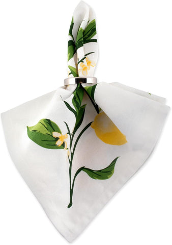DII Lemon Bliss Tabletop Collection, Napkin Set, 6 Piece