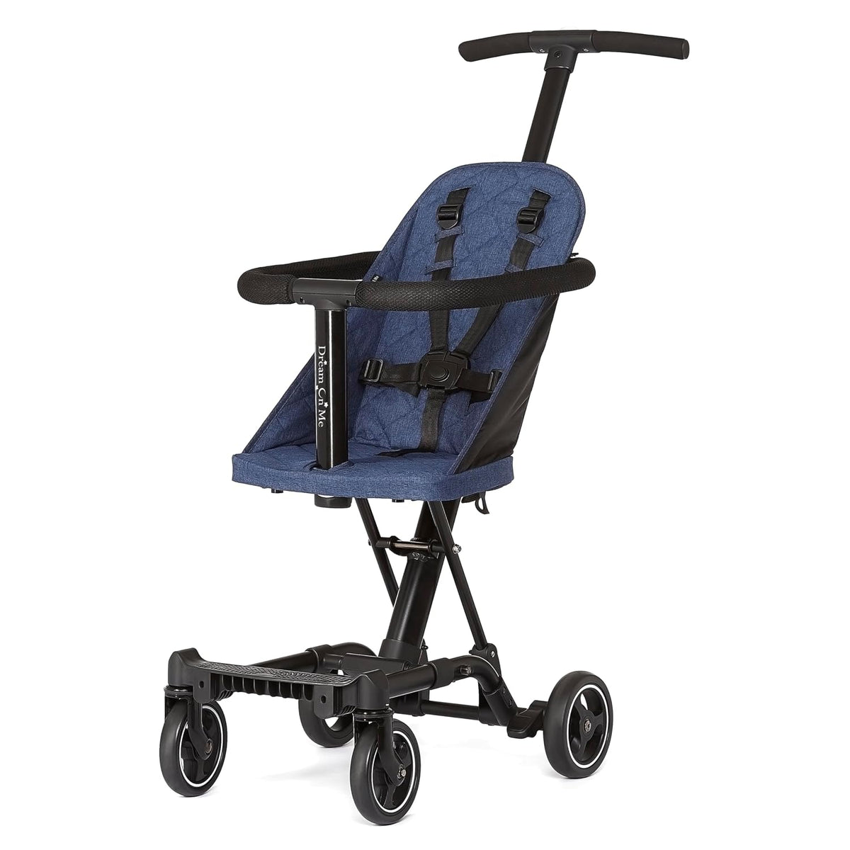 Dream On Me Coast Rider Lightweight Travel Stroller, 45 Lb Limit, Navy
