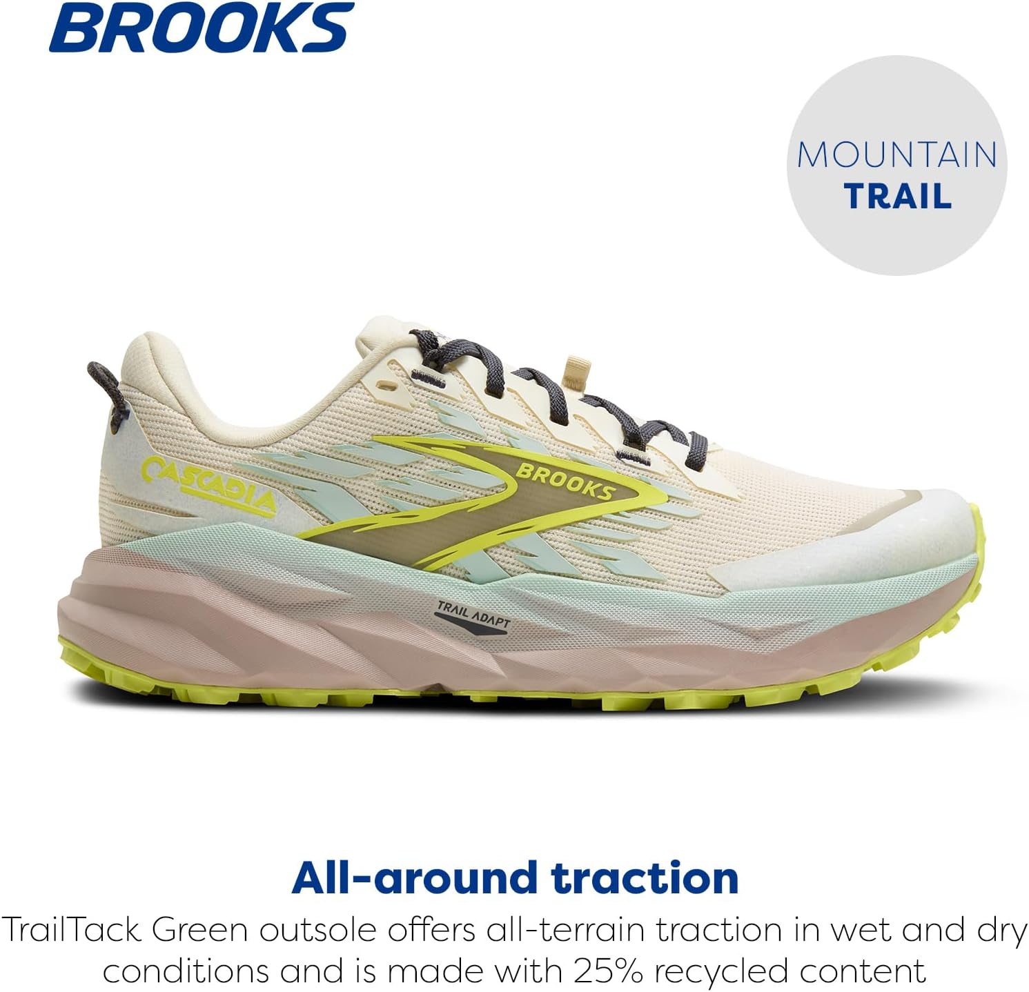 Brooks Women’s Cascadia 19 Mountain Trail Running Shoe