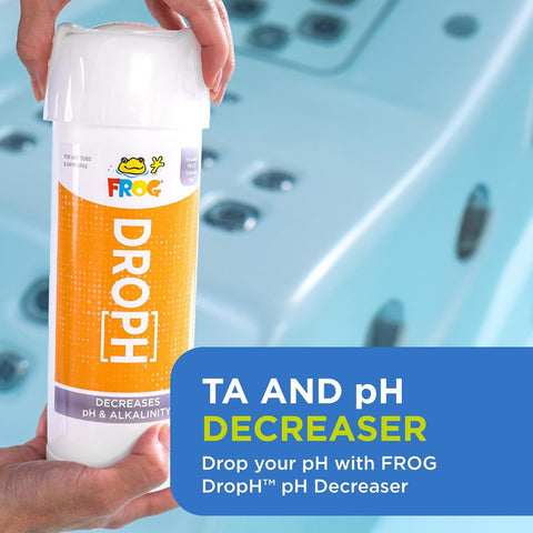 FROG DropH, pH & TA Decreaser for Hot Tubs & Swim Spas, 1 Pack