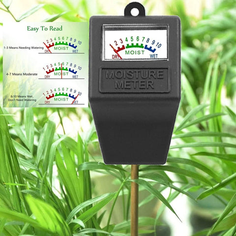 Soil Moisture Meter,2 Pack Plant Hygrometer Moisture Sensor Plant Water Monitor for Potted Plants,Garden,Farm, Lawn(No Battery Needed)-Green+Black