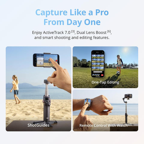 DJI Osmo Mobile 8 Standard Combo, Gimbal Stabilizer for Phone