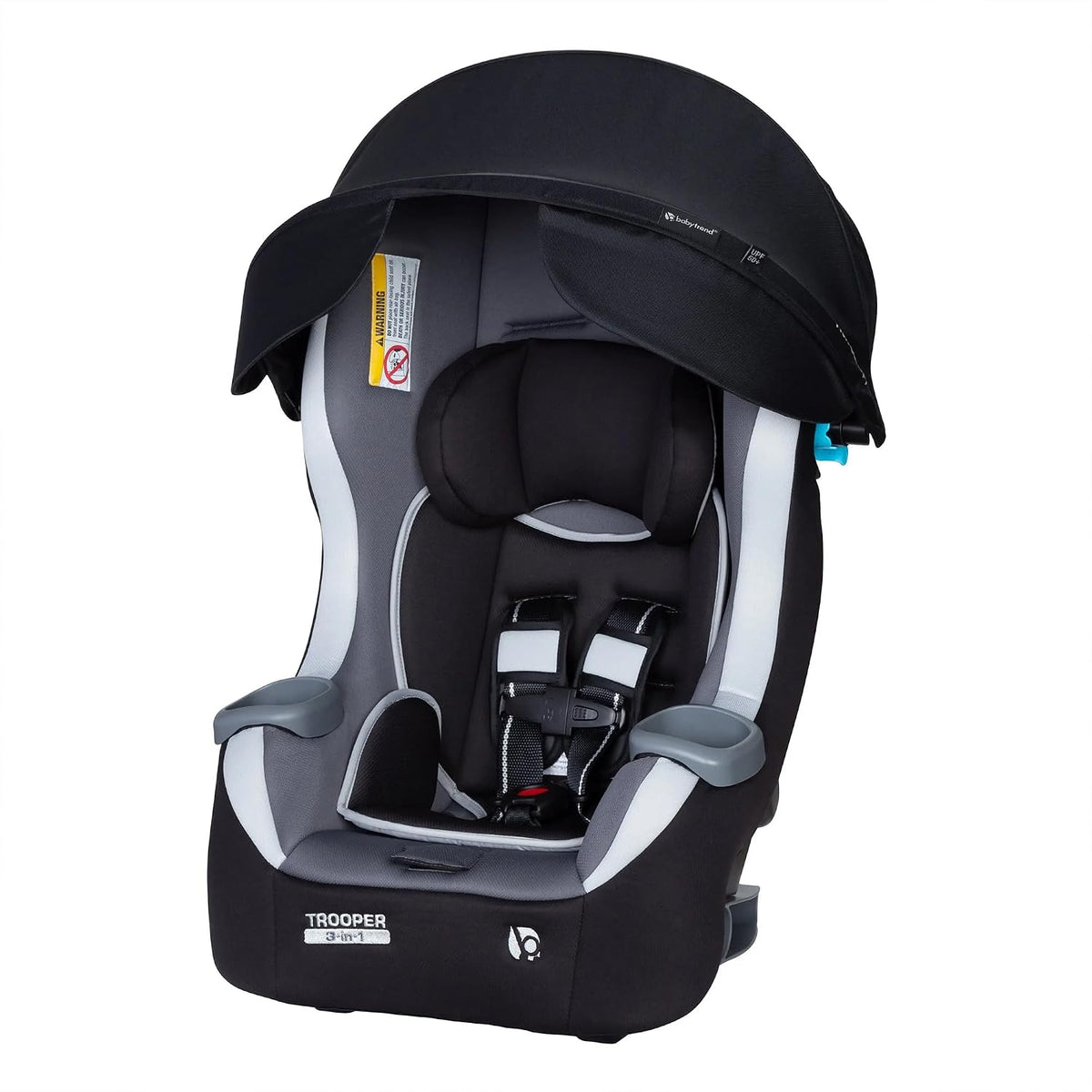 Baby Trend Trooper Plus 3-in-1 Convertible Infant Car Seat, Dash Twilight