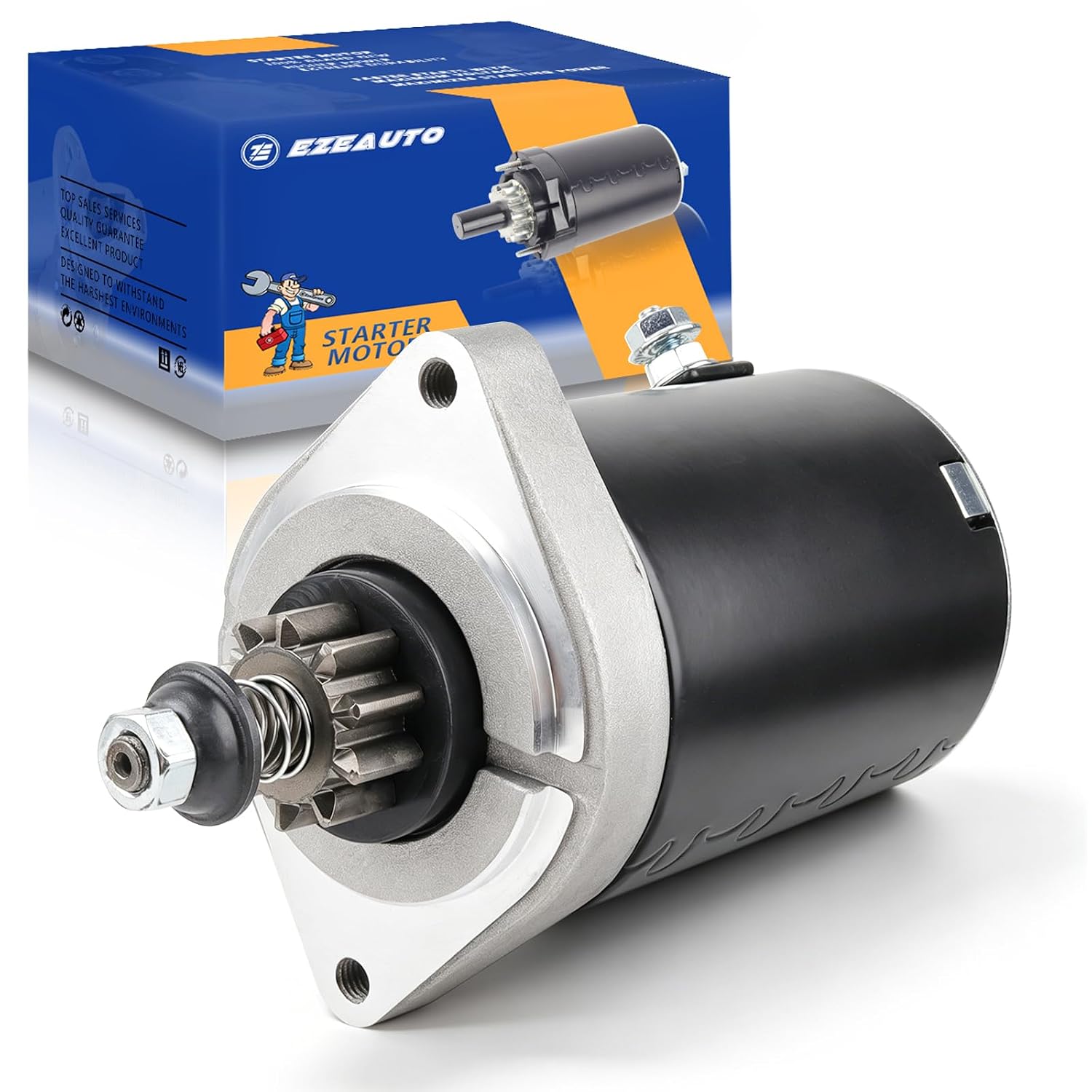 Ezexpreze 21163-0749 21163-0711 Starter for Kawasaki FR730V FR691V FR651V FR600V FS691V FS651V FS541V, Cub Cadet Z-Force 48 54 60 RZT46 RZT50 LTX1046 LTX1050