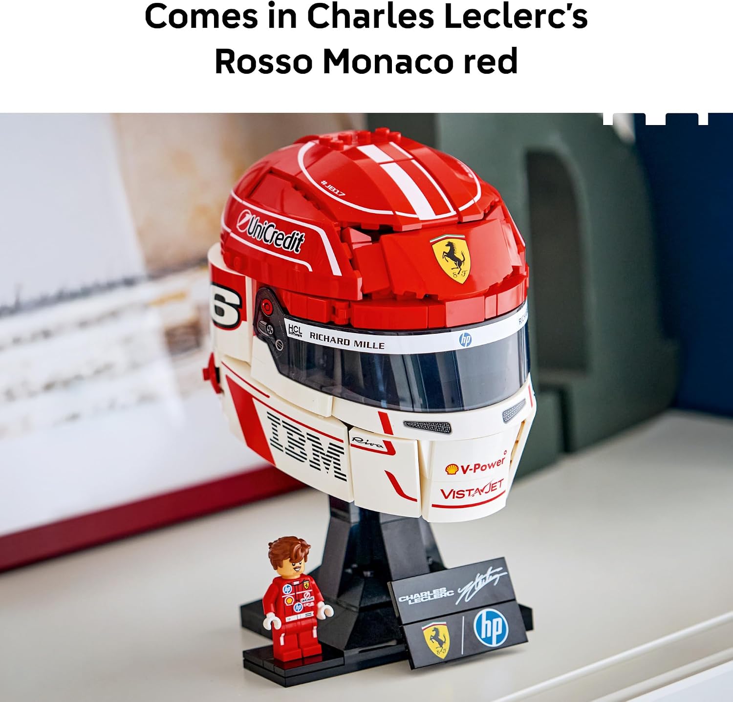 LEGO Editions Scuderia Ferrari HP Charles Leclerc Helmet 43014