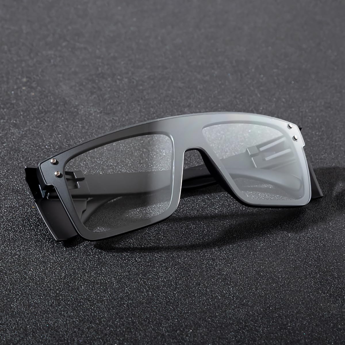 UV400 Transition Photochromic Safety Glases Light to Dark Grey Lens ANSI Z87 Impact Approved