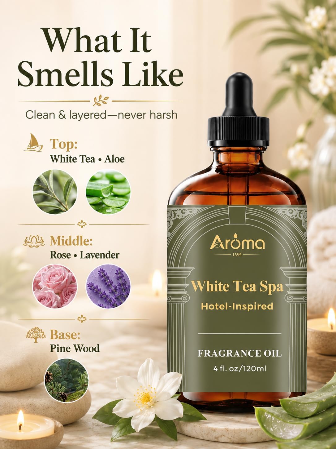 Hotel Collection Diffuser Oil - White Tea Spa