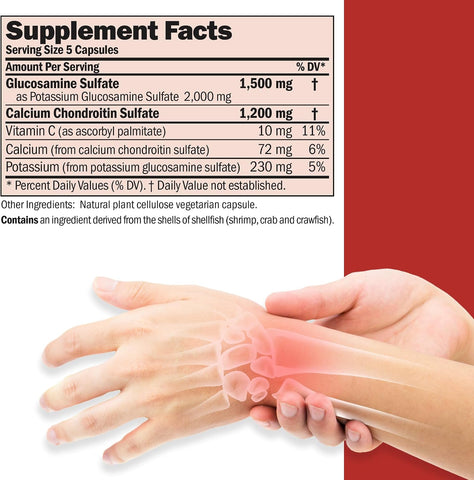 ANDREW LESSMAN Glucosamine 1500 Chondroitin 1200-600 Capsules