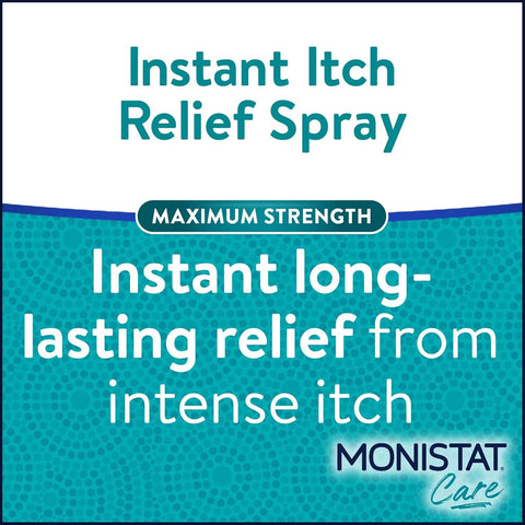 Monistat Instant Itch Relief for Women, Feminine Spray, 2 Oz