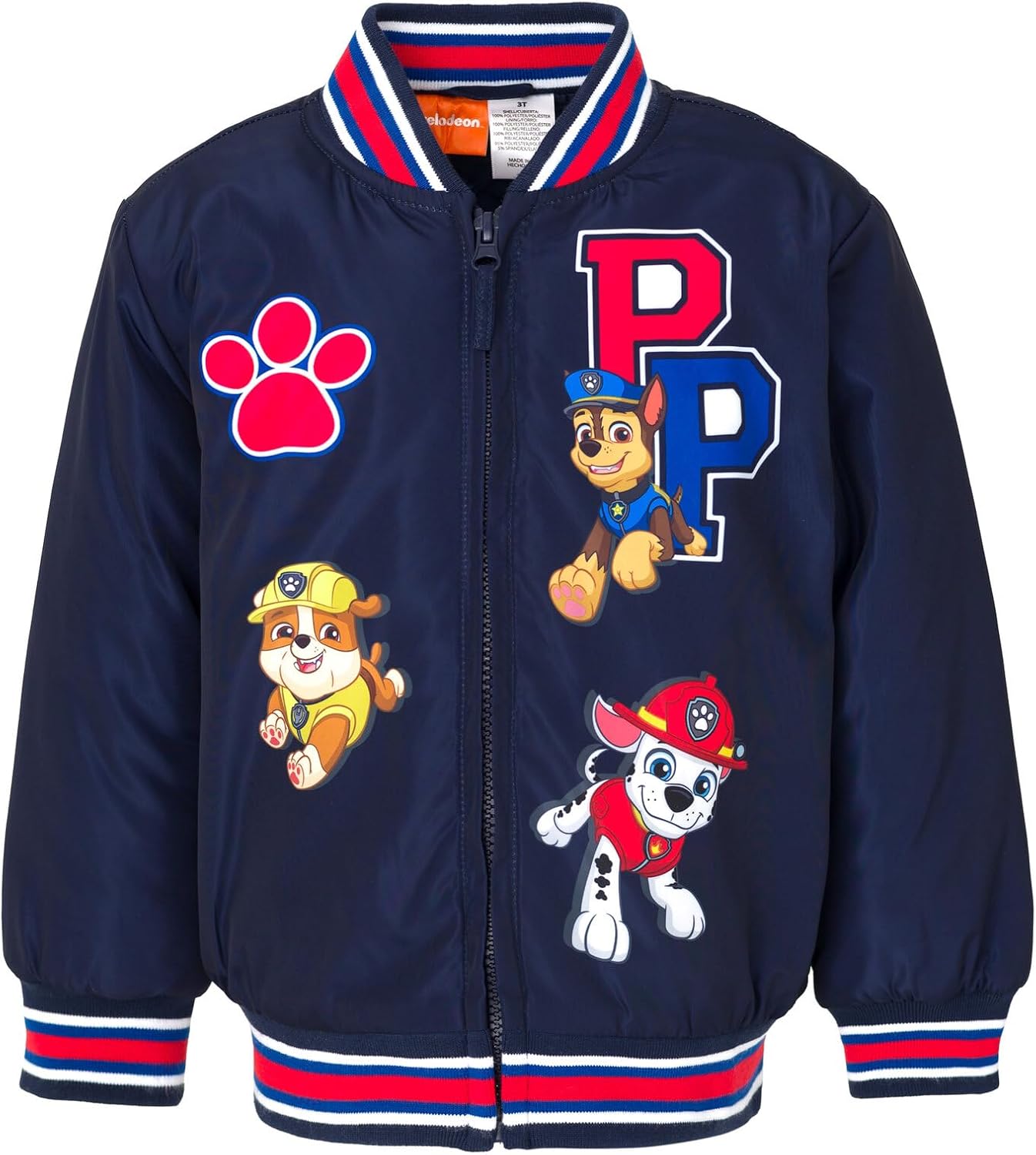Paw Patrol Boys' Bomber Jacket Toddler to Little Kid