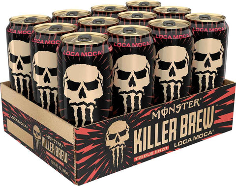 Monster Energy Killer Brew Loca Moca, 15 Fl Oz | Pack of 12