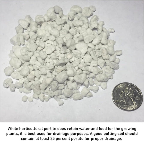 Norcal Perlite Horticultural Organic Certified Premium Screened Coarse Garden Indoor Outdoor Plants Soil and Drainage 4 Cubic Feet (103 Quarts) 1 Bag NEW