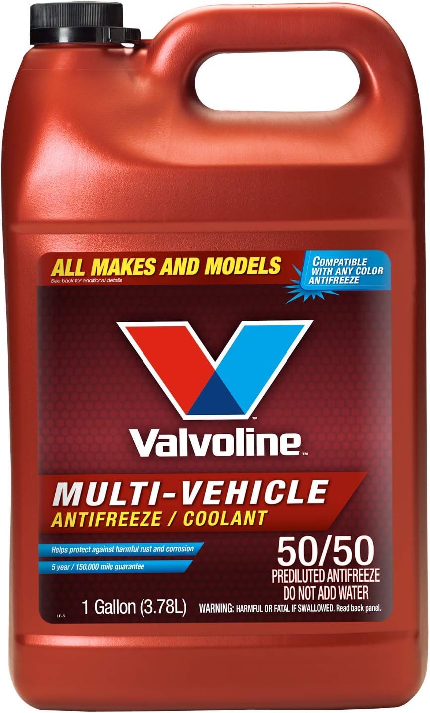 Valvoline Multi-Vehicle 50/50 Ready-to-Use Antifreeze Coolant 1 Gallon