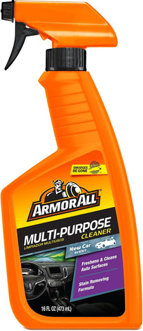 Armor All Multi-Purpose Car Cleaner Spray, New Car Scent, 16 Fl Oz