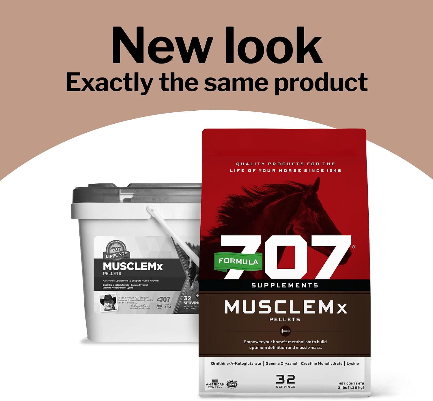 Formula 707 MuscleMx Muscle Supplement for Horses, 10 lb, 106 Servings