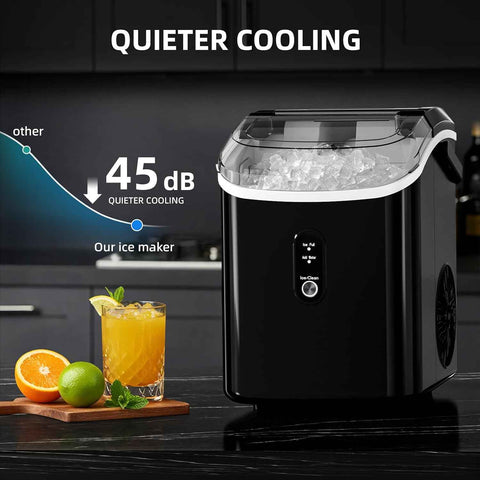 Antarctic Star Nugget Ice Maker Countertop with Soft Chewable Ice