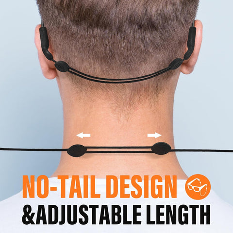 Buyisgle Nylon Rope Glasses strap, No Tail Sunglasses Straps for Men Women
