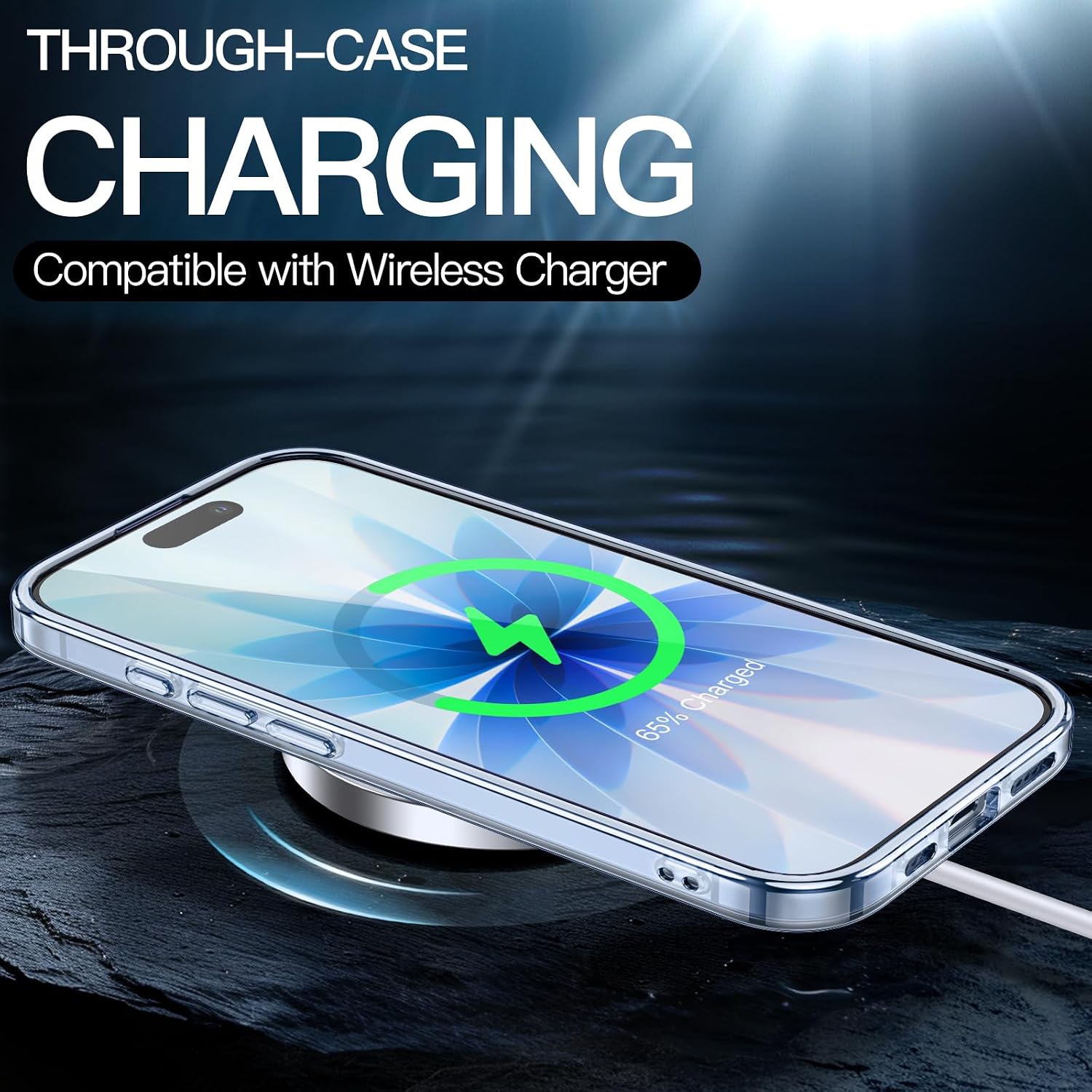 JETech Case for iPhone 17, Anti-Yellowing, Mist Blue