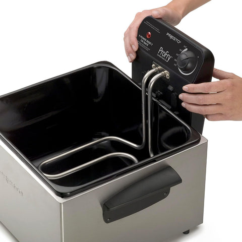 Presto 05466 Dual Basket Pro Fry Immersion Element Deep Fryer