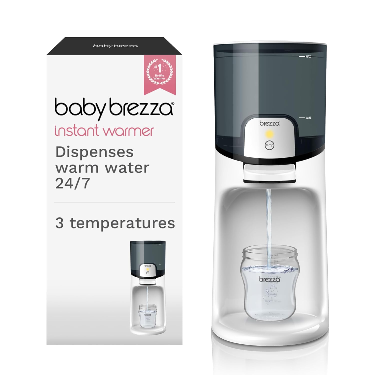Baby Brezza Instant Baby Bottle Maker with 3 Temperature Settings
