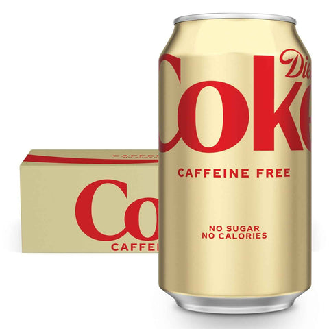 Diet Coke Caffeine-Free Soda Soft Drink Fridge Pack Cans, 12 fl oz, 12 Pack