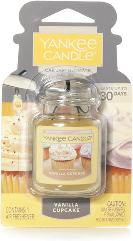 Yankee Candle Scented Car Air Freshener 3-Pack, Hanging Car Jars