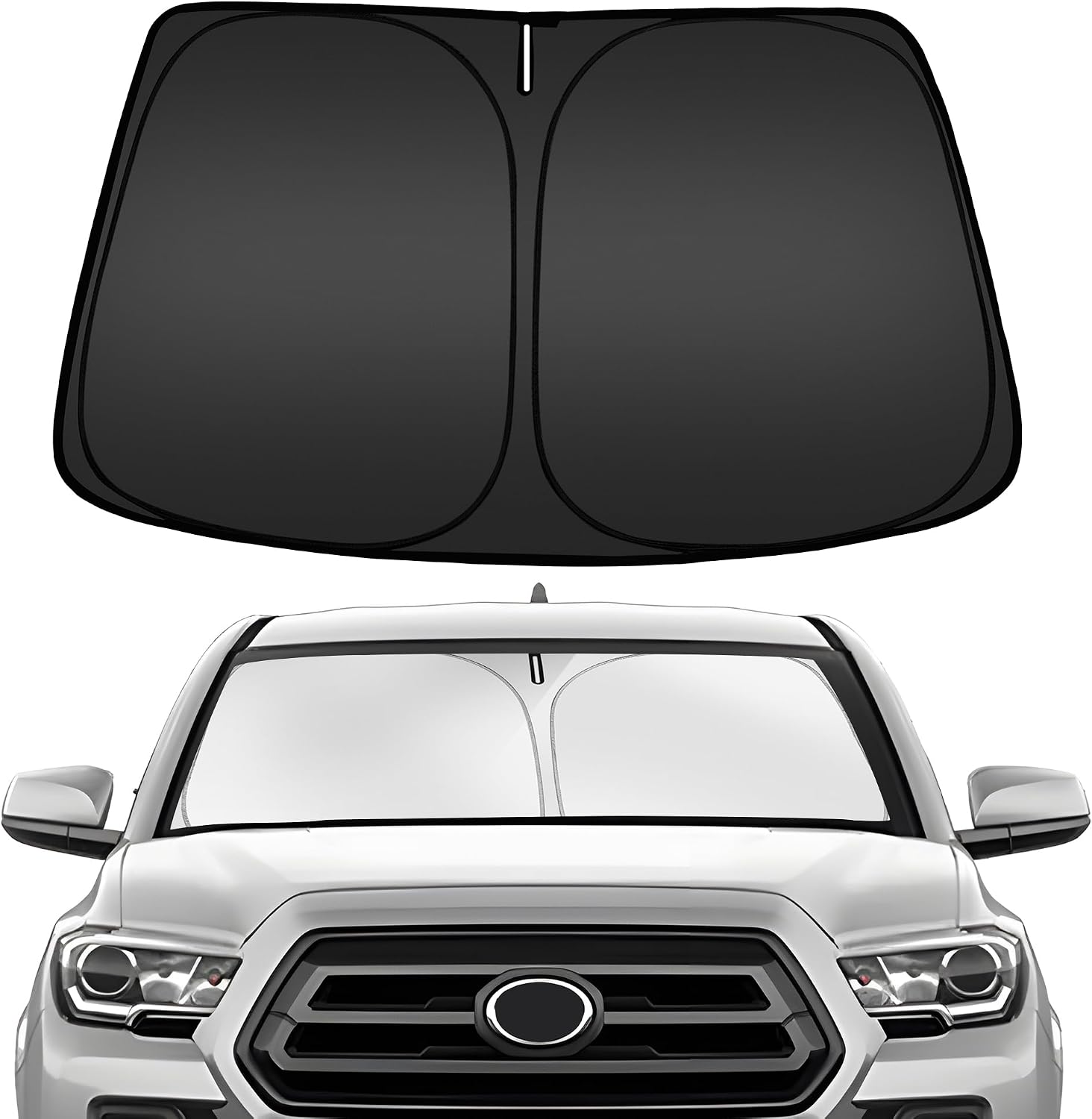 ARISMOTOR Windshield Sun Shade for Toyota Tacoma 2016-2026