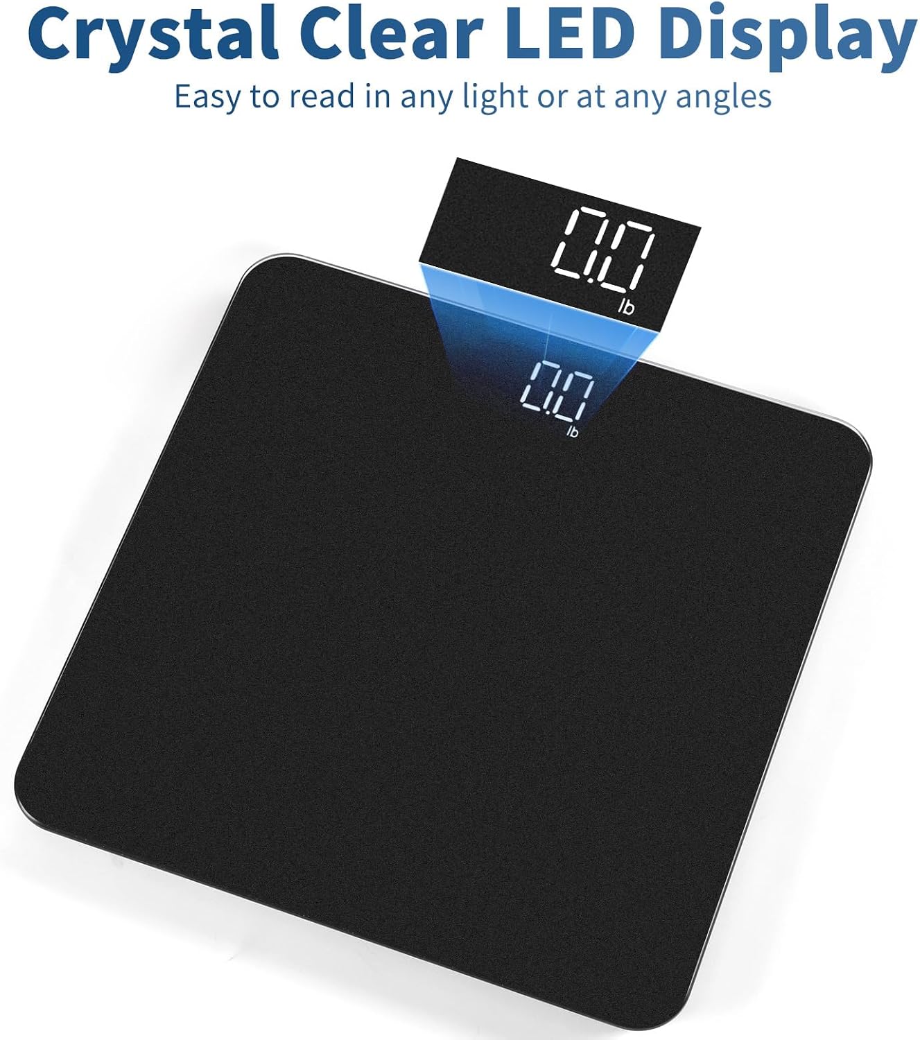 Vitafit Bathroom Scale for Body Weight Accuracy 0.1lb, Weight Scale 400lb