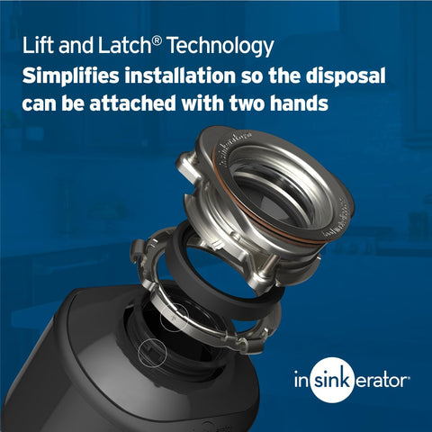 InSinkErator Badger 5 Garbage Disposal, Badger Series 1/2 HP Continuous Feed Food Waste Disposer