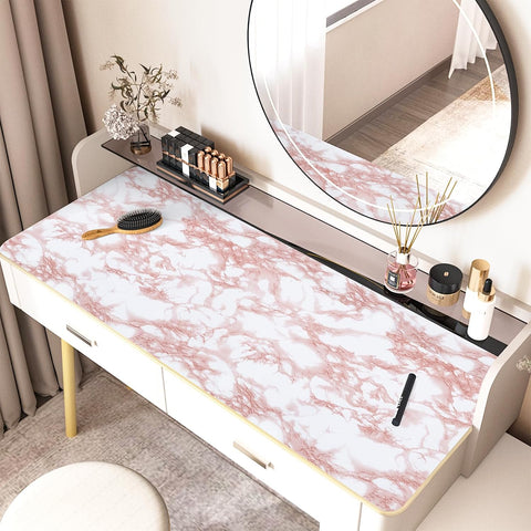 Marble Contact Paper Pink Peel and Stick Wallpaper for Kitchen Countertop