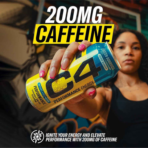 C4 Performance Energy Drink with Zero Sugar, 150mg Caffeine, 12 Fl Oz 12pk