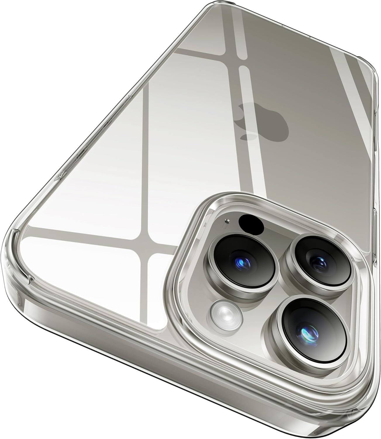 CASEKOO for iPhone 15 Pro Max Case, Crystal Clear, Never Yellow Technology
