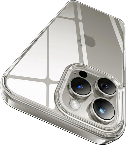 CASEKOO for iPhone 15 Pro Max Case, Crystal Clear, Never Yellow Technology