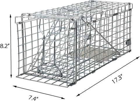 Gingbau Squirrel Trap Foldable Heavy Duty Humane Live Animal Cage Trap (Not for Mouse)