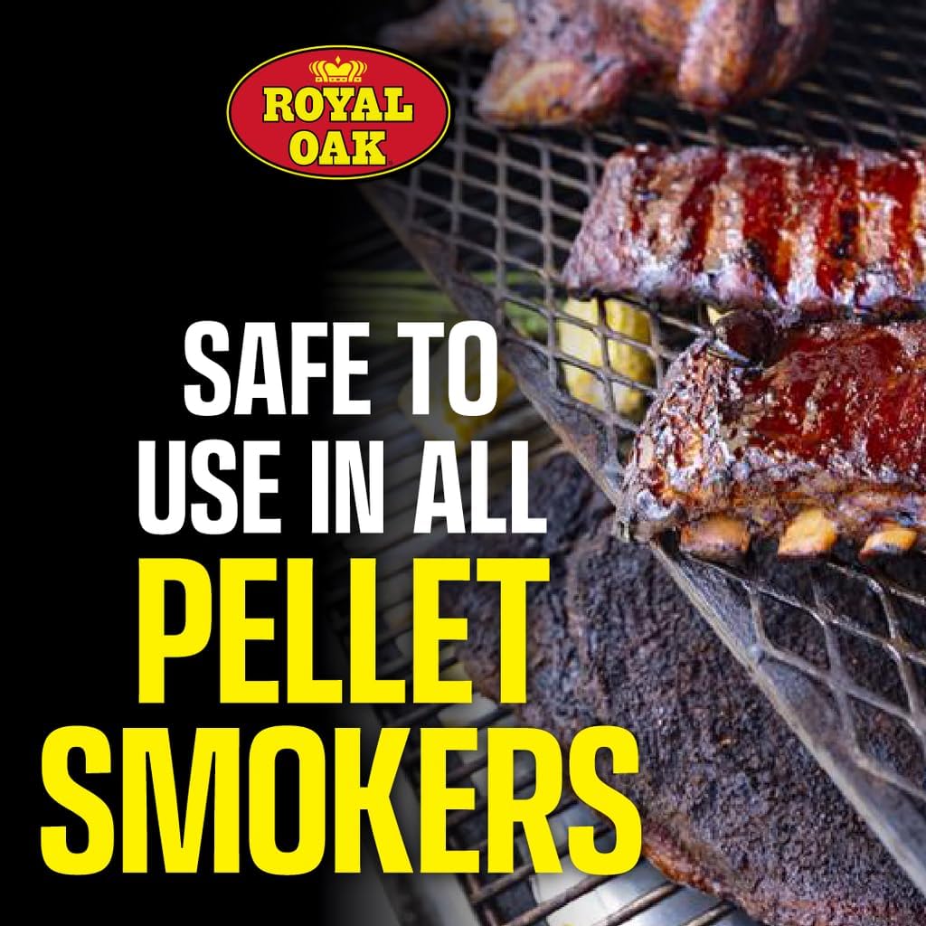 Royal Oak 100% Charcoal & Mesquite Pellets, 30 LB, Bold BBQ, Pellet Grill